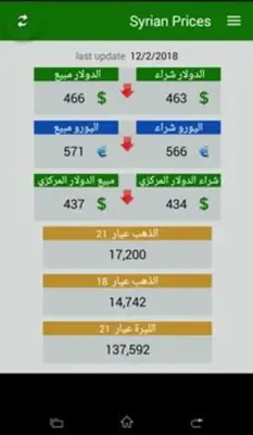 اسعار الدولار والذهب في سوريا android App screenshot 4